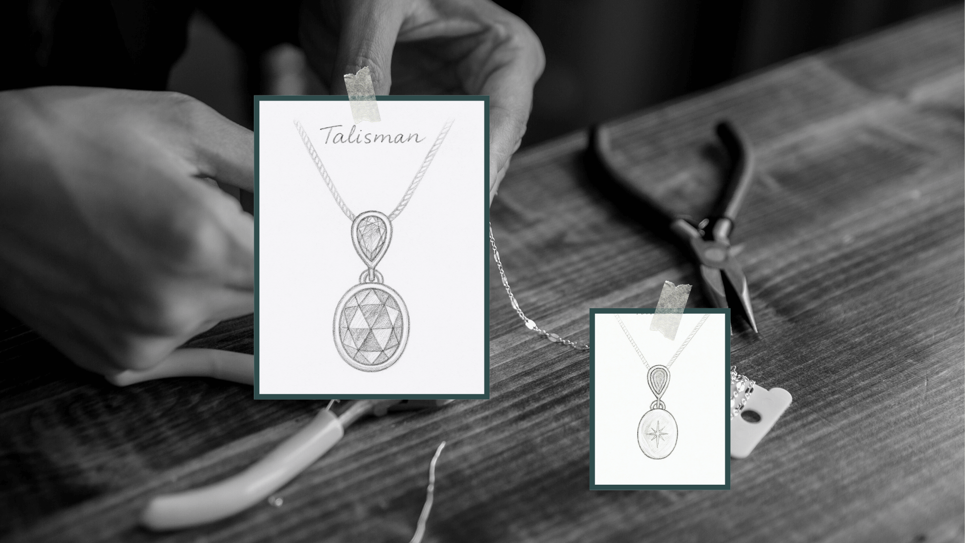 Sketch of Talisman Jewellery Design