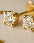 Starlight Studs - Lab Diamond 4mm (0.50ct TW) in 9ct Gold