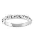 The Freya Wedding Ring - Floral Diamond Wedding Band