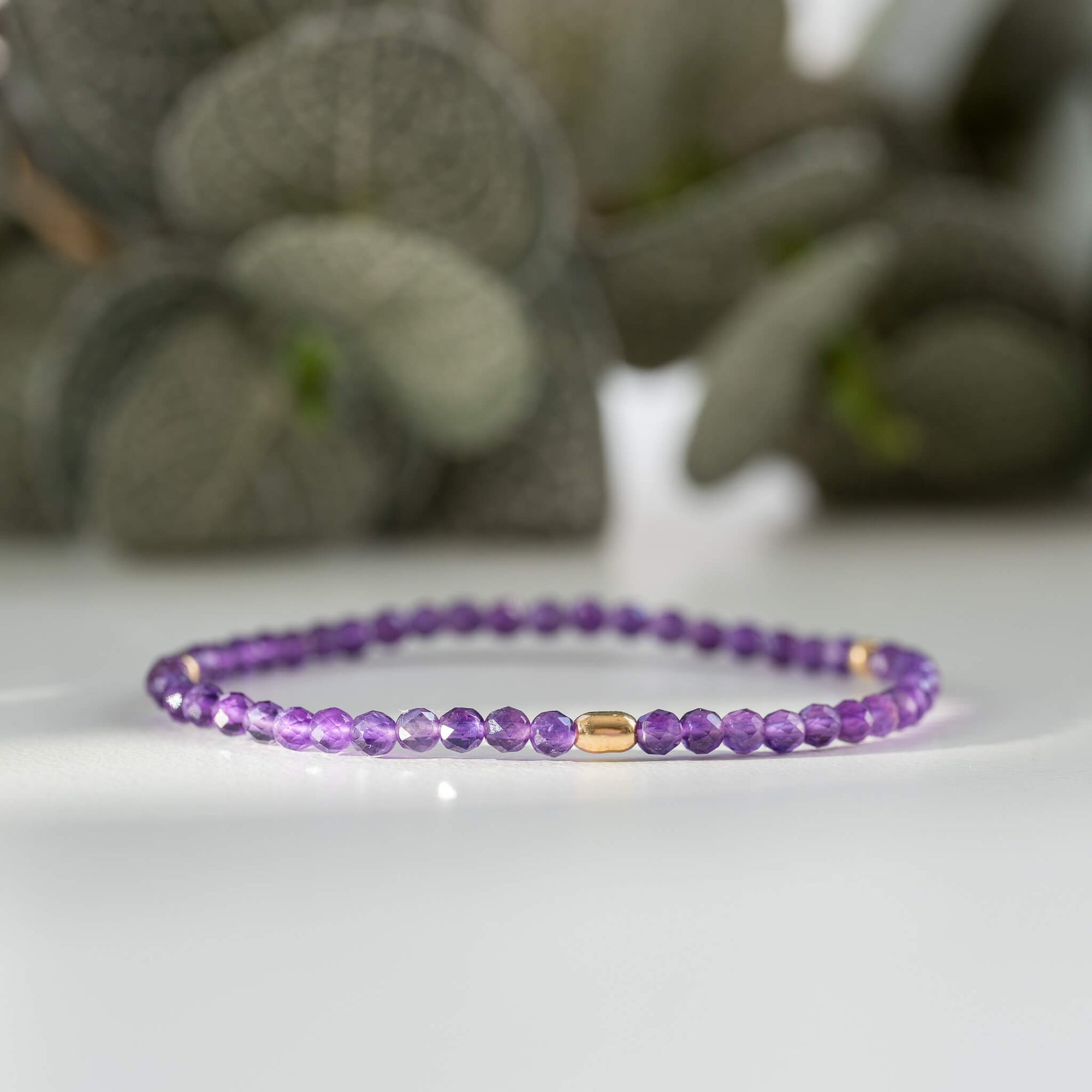 Gold & Amethyst Bracelet