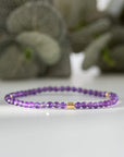 Gold & Amethyst Bracelet