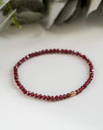 Gold & Garnet Bracelet