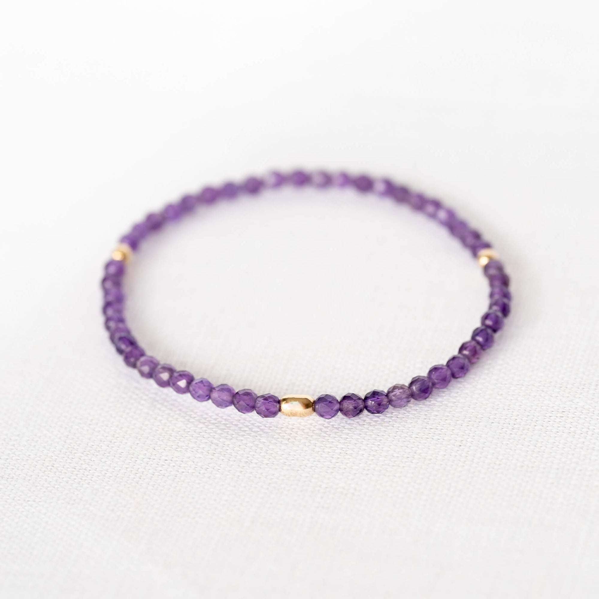 Gold & Amethyst Bracelet