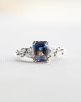 Parti Sapphire & Diamond 18ct White Gold Ring