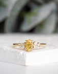 The Aries Ring - Lab Created Yellow Diamond