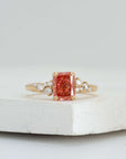 The Aries Ring - Pink Diamond 9ct Yellow Gold