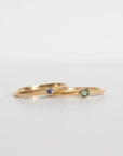 Green Tourmaline 9ct Gold Ring