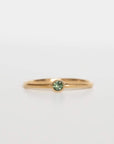 Green Tourmaline 9ct Gold Ring