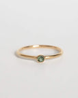 Green Tourmaline 9ct Gold Ring