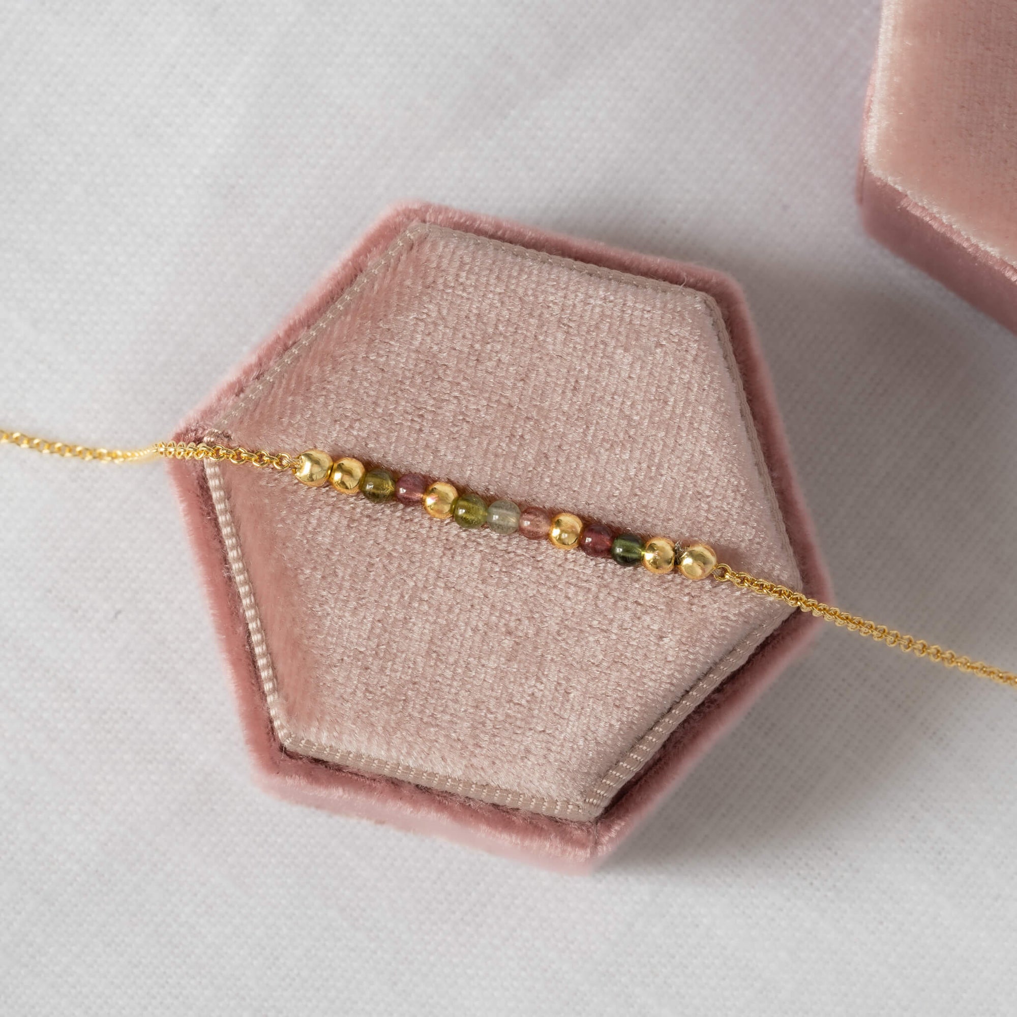 Gold Tourmaline Bracelet