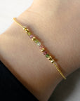 Gold Tourmaline Bracelet