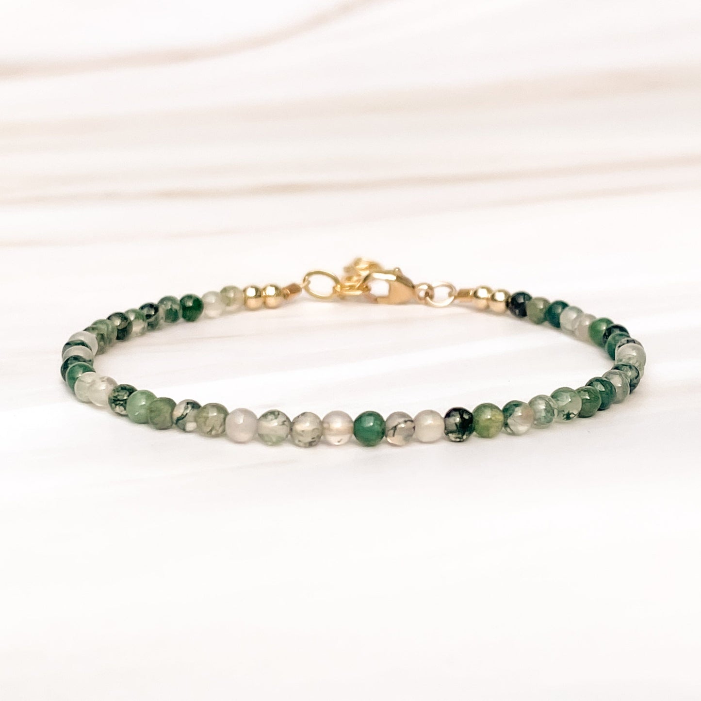 Moss Agate Bracelet