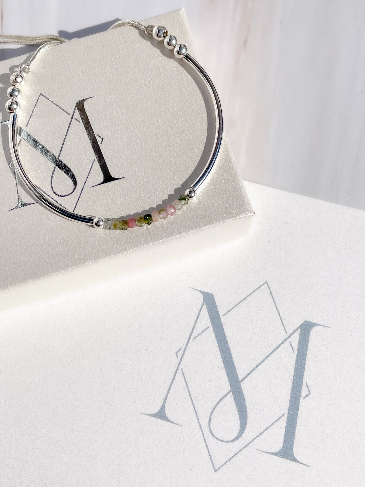 Tourmaline Slider Bracelet