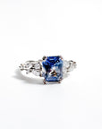 Parti Sapphire & Diamond 18ct White Gold Ring