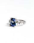 Parti Sapphire & Diamond 18ct White Gold Ring