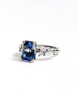 Parti Sapphire & Diamond 18ct White Gold Ring