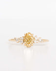 The Aries Ring Setting Oval Yellow Diamond Ring
