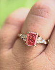 The Aries Ring - Pink Diamond 9ct Yellow Gold