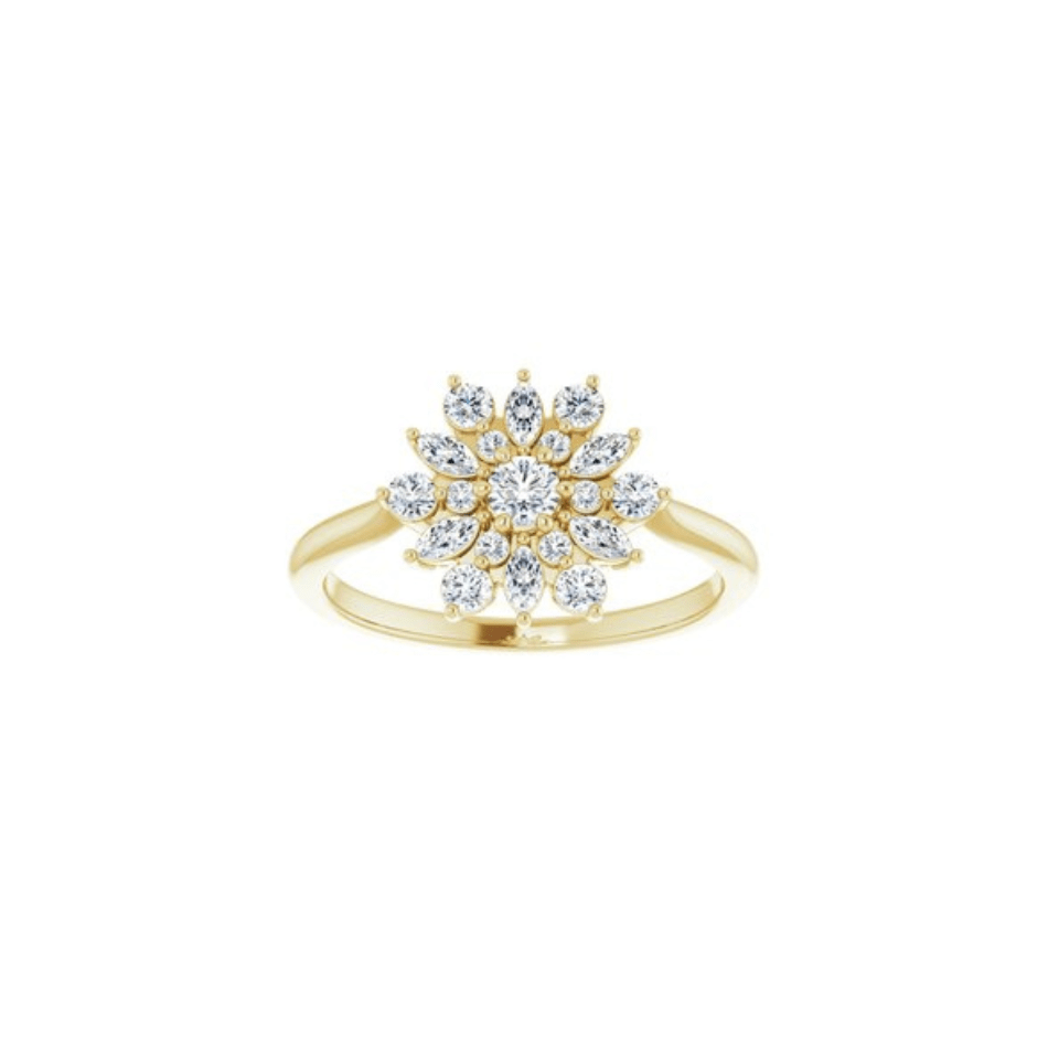 Fleur Diamond Ring