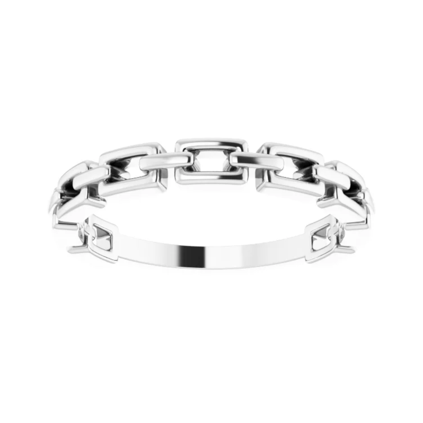 14ct Gold Link Ring - Moments Jewellery