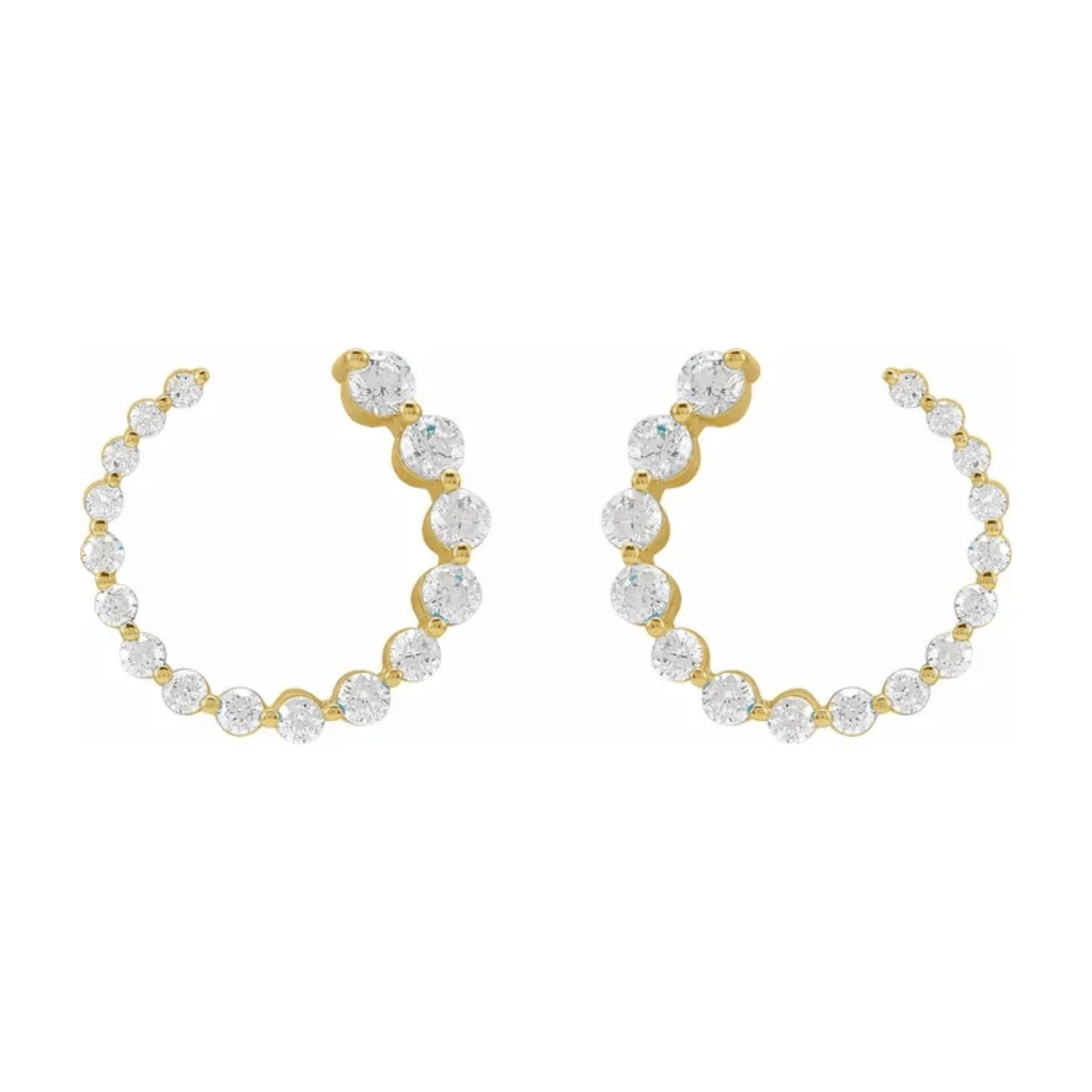 Diamond Orbit Earrings - Moments Jewellery
