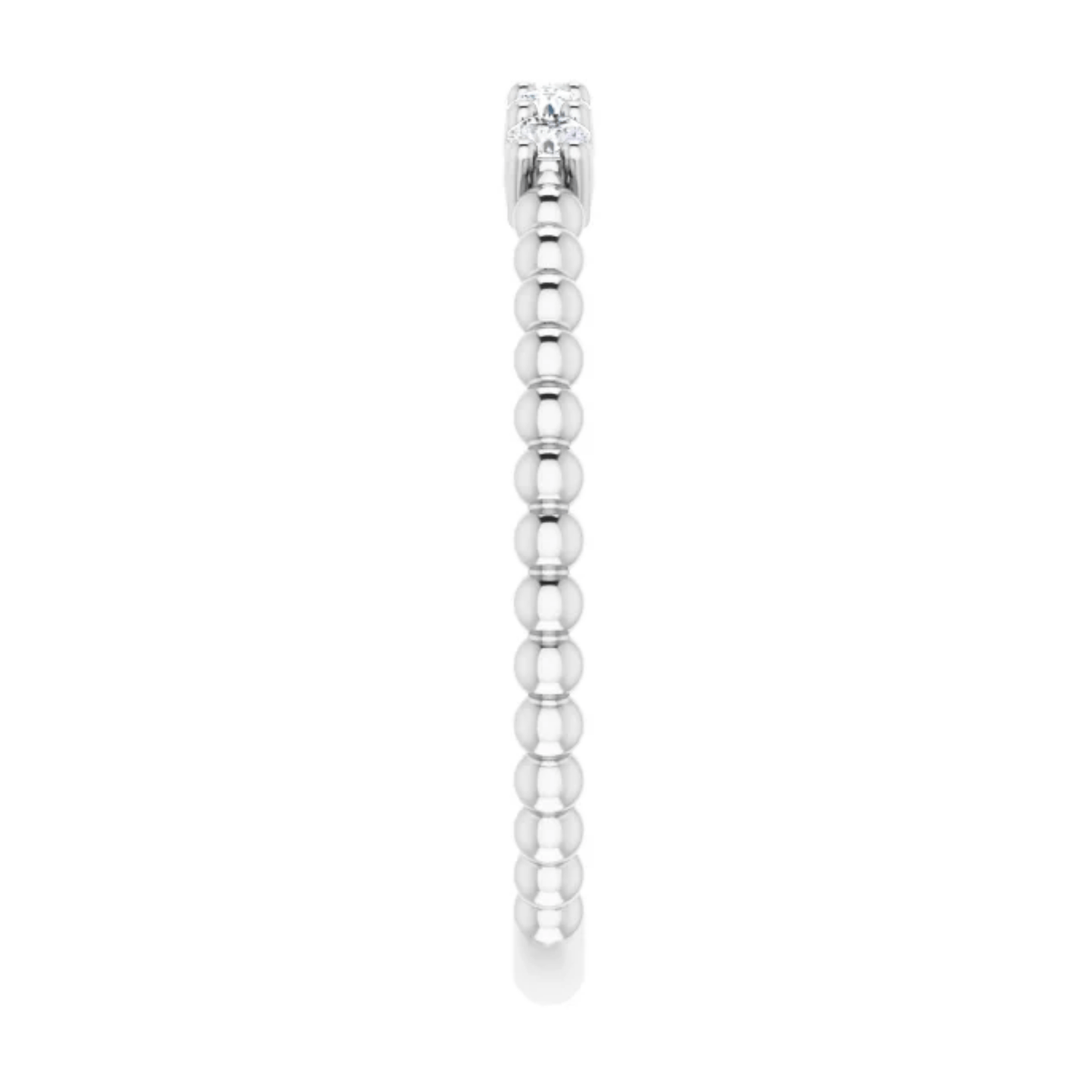 Diamond White Gold Ring - Moments Jewellery