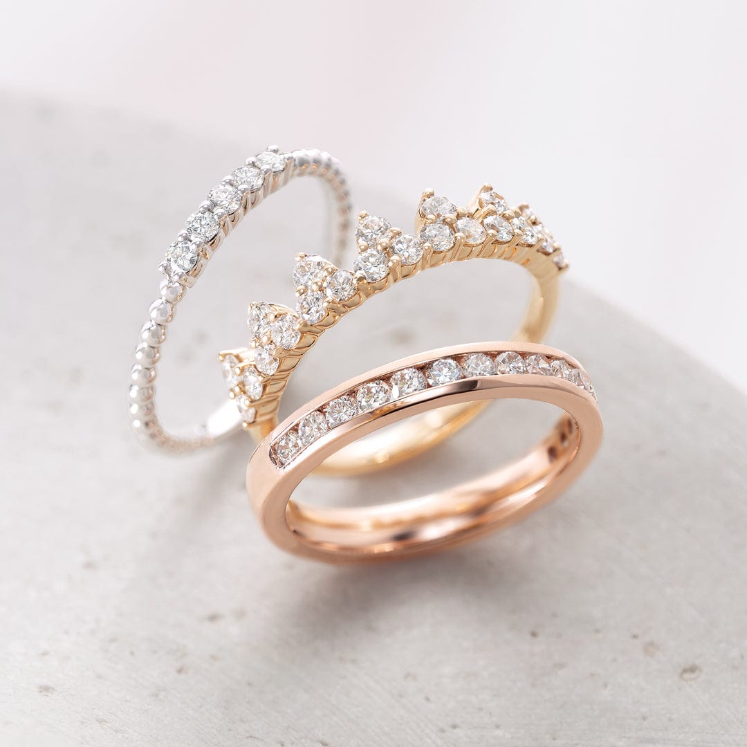 Diamond White Gold Ring - Moments Jewellery
