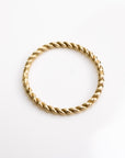 9ct Gold Twist Ring - Moments Jewellery