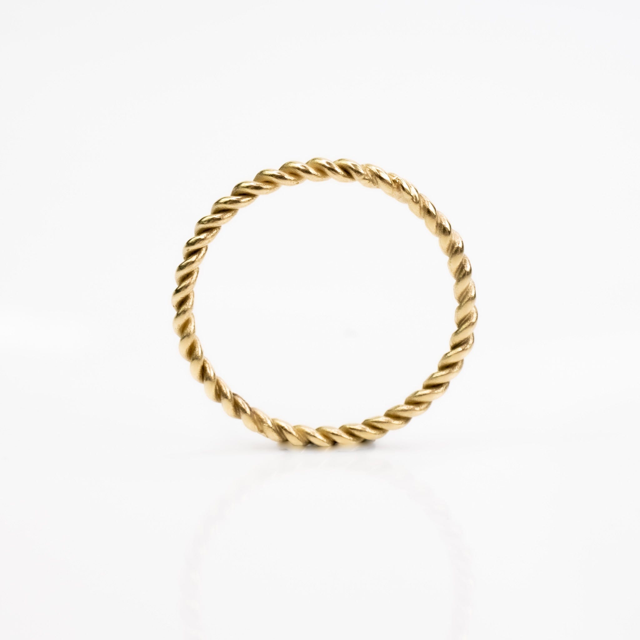 9ct Gold Twist Ring - Moments Jewellery