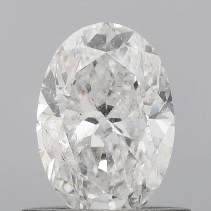 0.71ct Oval Natural Diamond (Colour F, Clarity I1, Cut VG, IGI Certified)