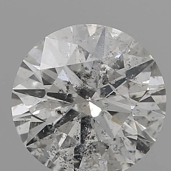 0.72ct Round Natural Diamond (Colour G, Clarity I1, Cut EX, IGI Certified)