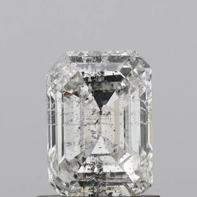 0.90ct Emerald Natural Diamond (Colour G, Clarity I1, Cut VG, IGI Certified)