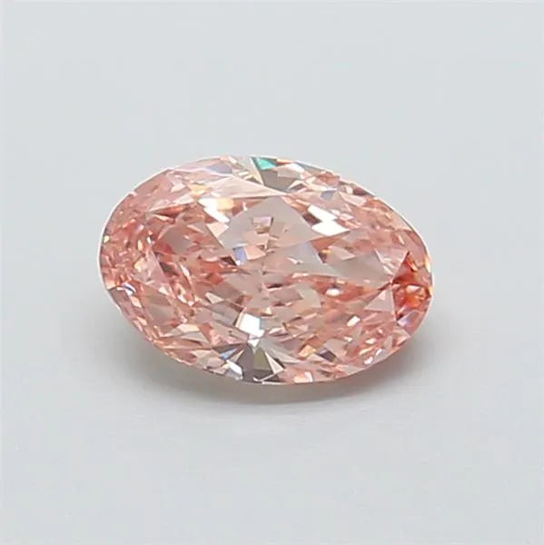 1.00ct Oval Lab Grown Diamond (Colour Fancy Pinkish Brown, Clarity VVS2, IGI Certified)