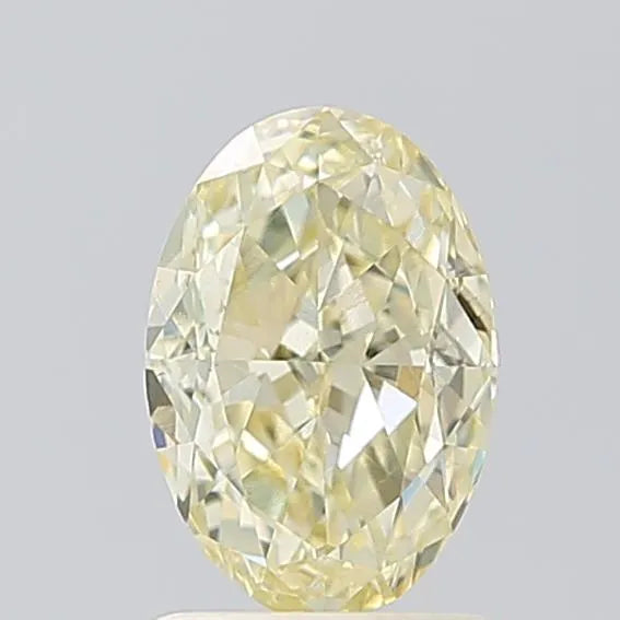 1.40ct Oval Lab Grown Diamond (Colour Fancy Light Yellow, Clarity VS1, IGI Certified)