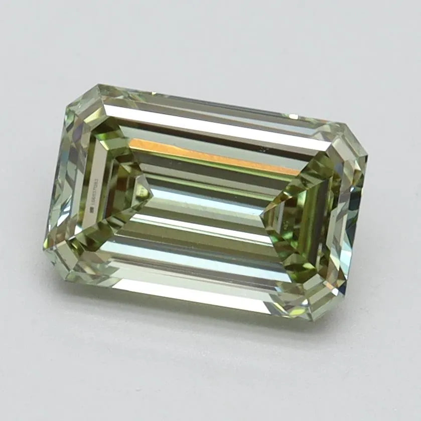 1.50ct Emerald Lab Grown Diamond (Colour Fancy Intense Green, Clarity VVS2, IGI Certified)