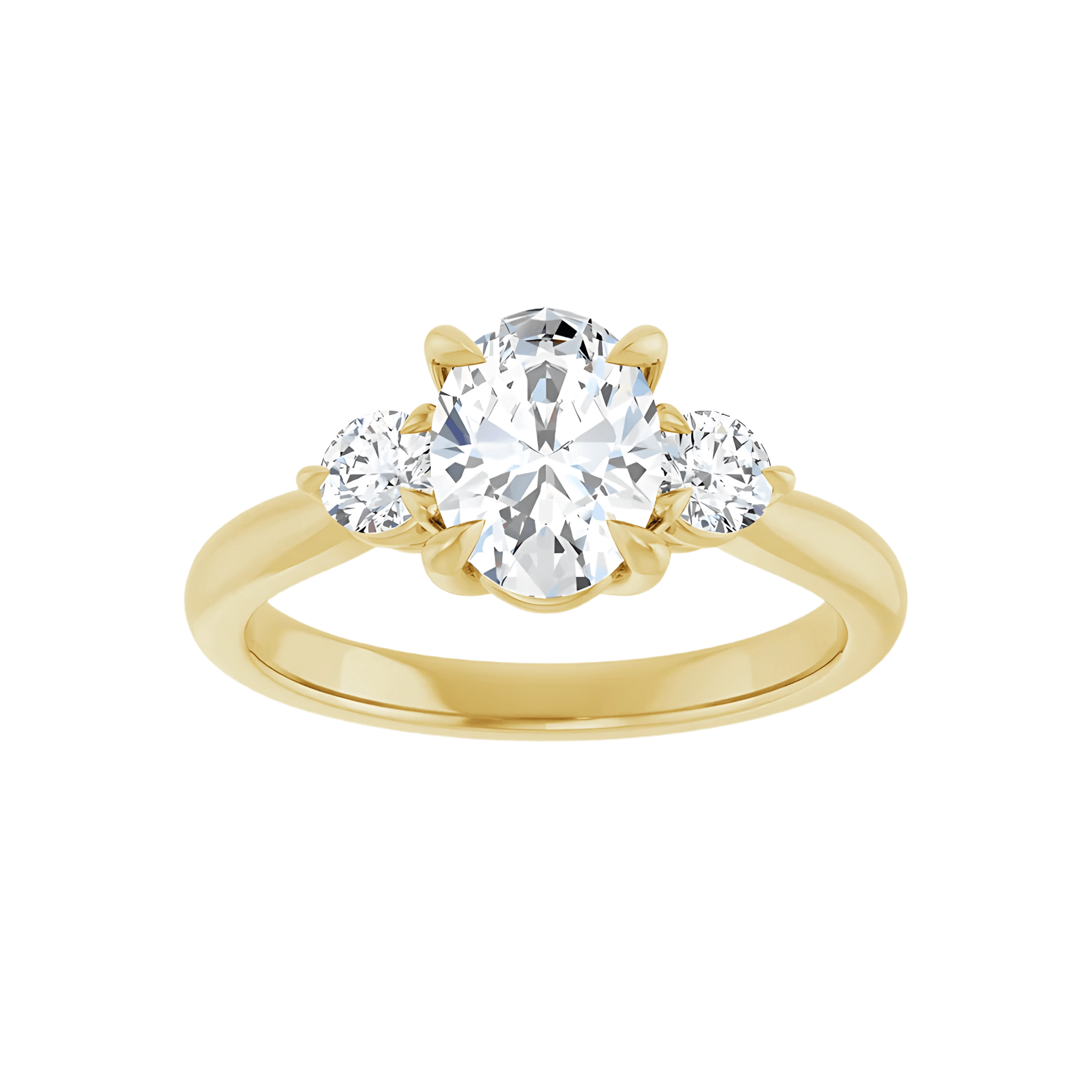 Trilogy Ring Setting (Lab Diamond Accents)