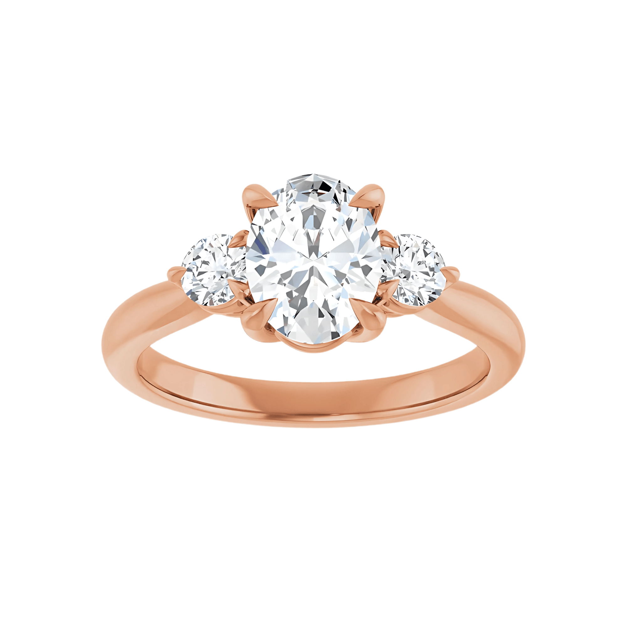 Trilogy Ring Setting (Lab Diamond Accents)