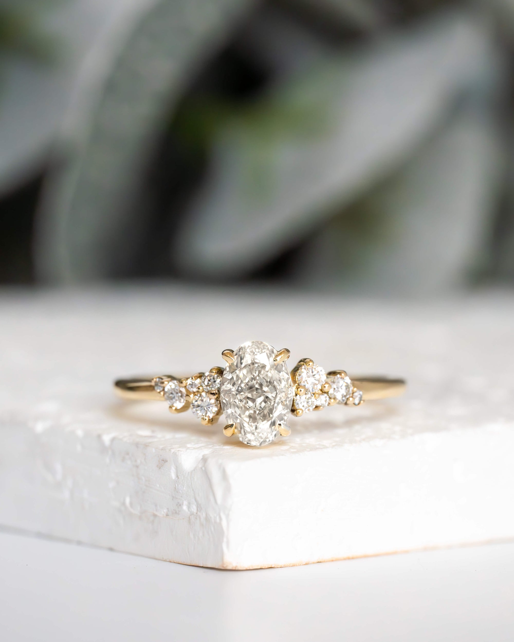 The Aries Ring Setting - Lab Created Diamond Accents