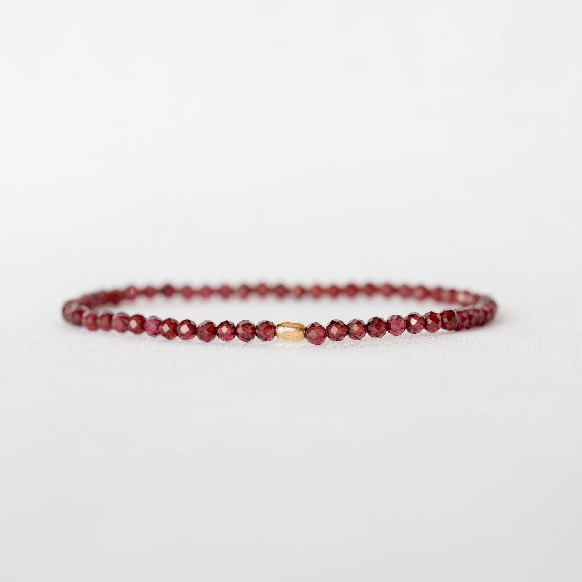 Gold &amp; Garnet Bracelet