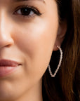 Austrian Crystal Earring Hoops