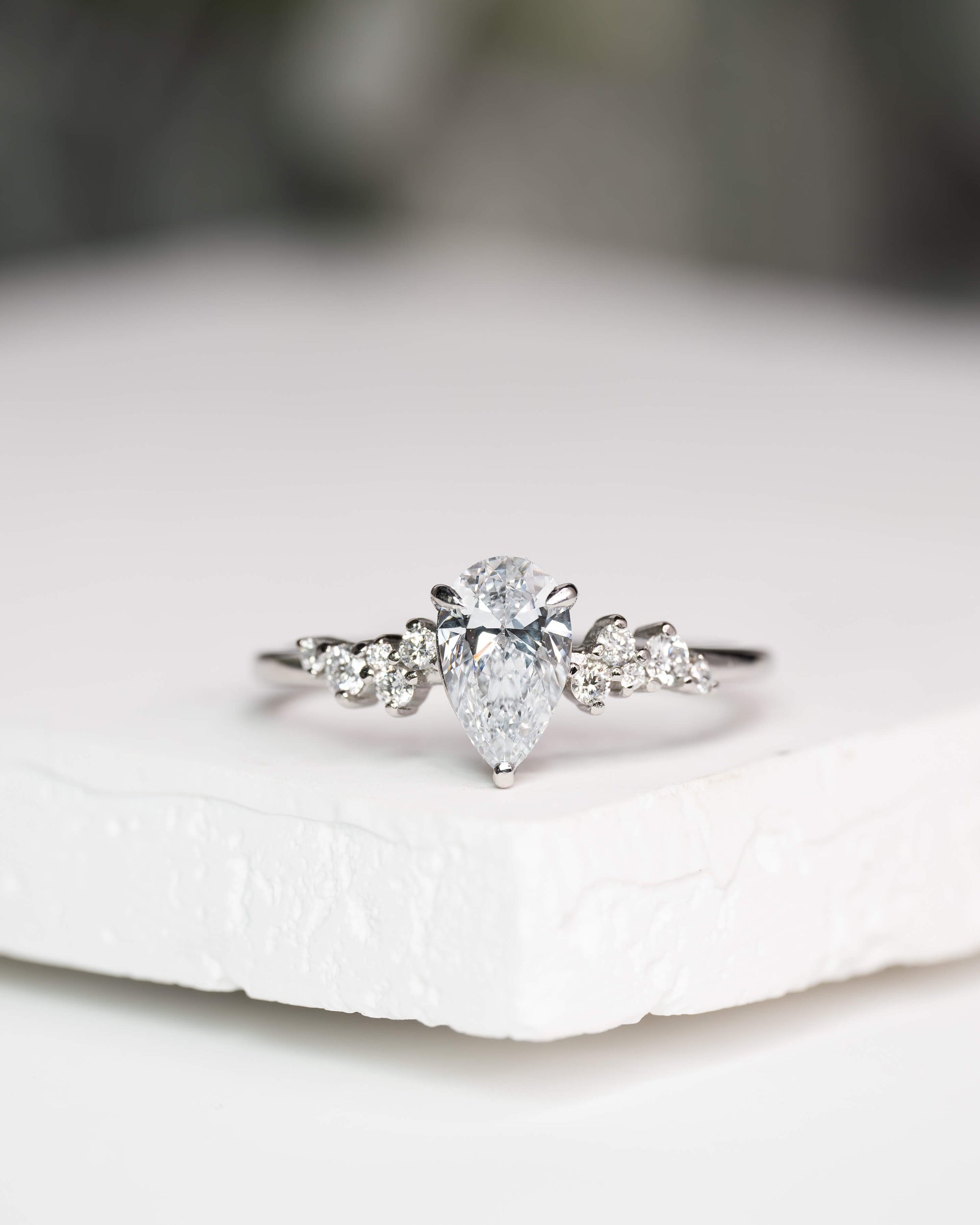 The Aries Ring Setting - Natural Diamond Accents