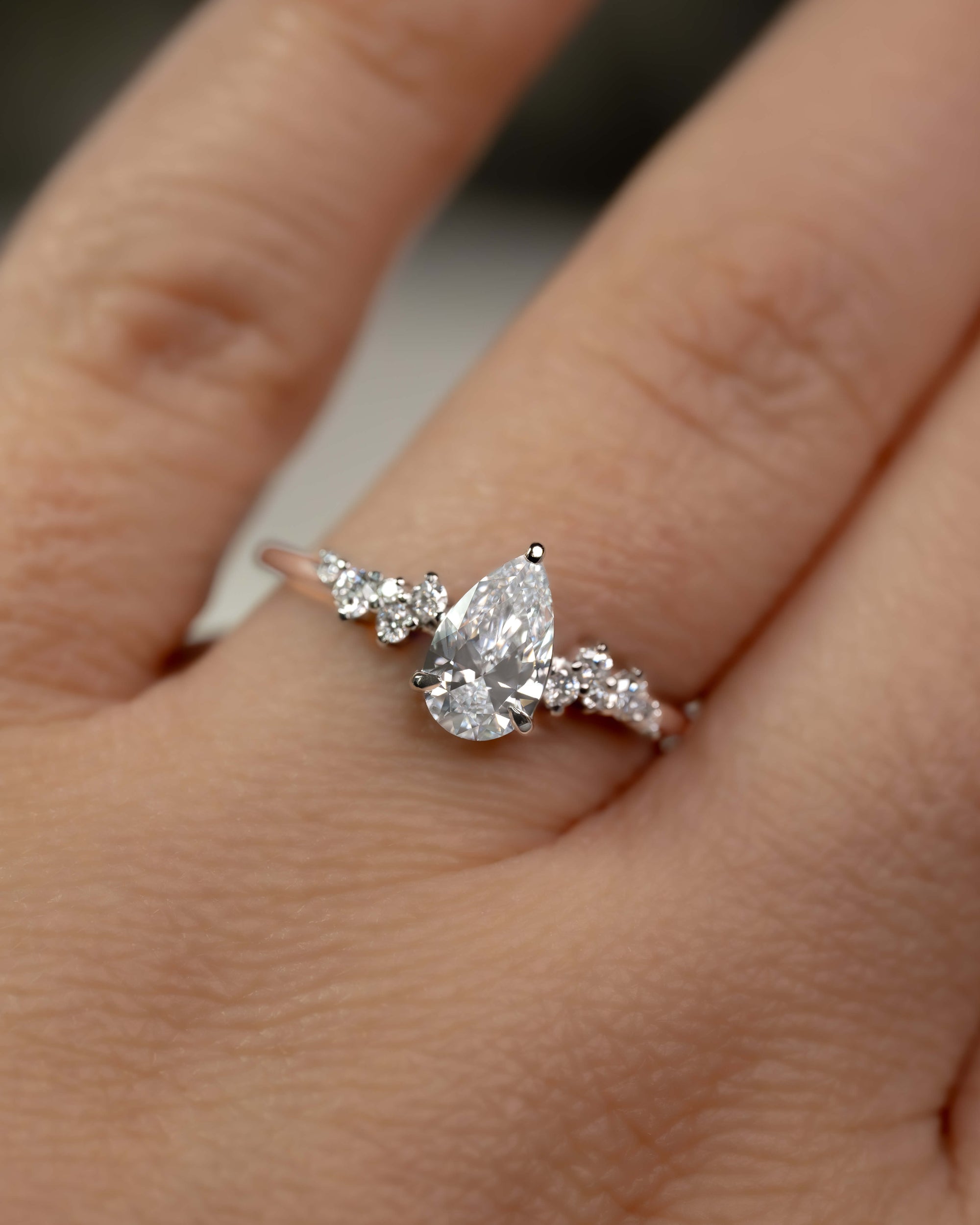 The Aries Ring Setting - Natural Diamond Accents