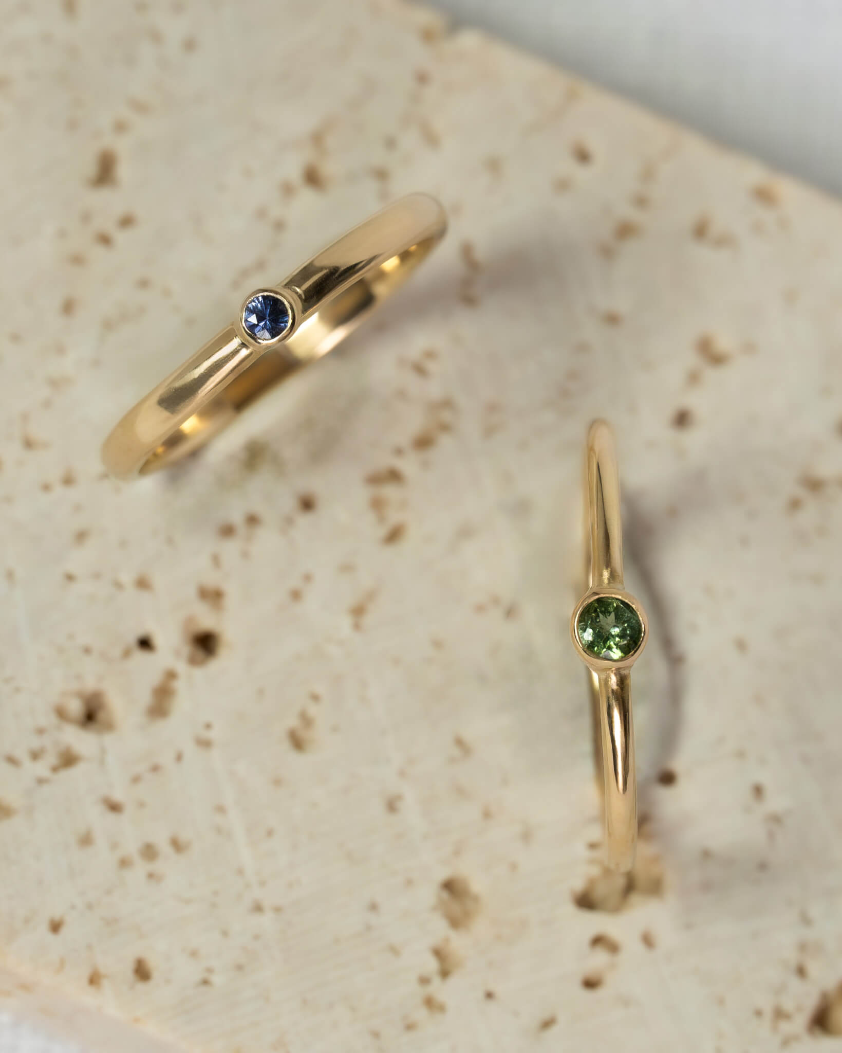 Green Tourmaline 9ct Gold Ring