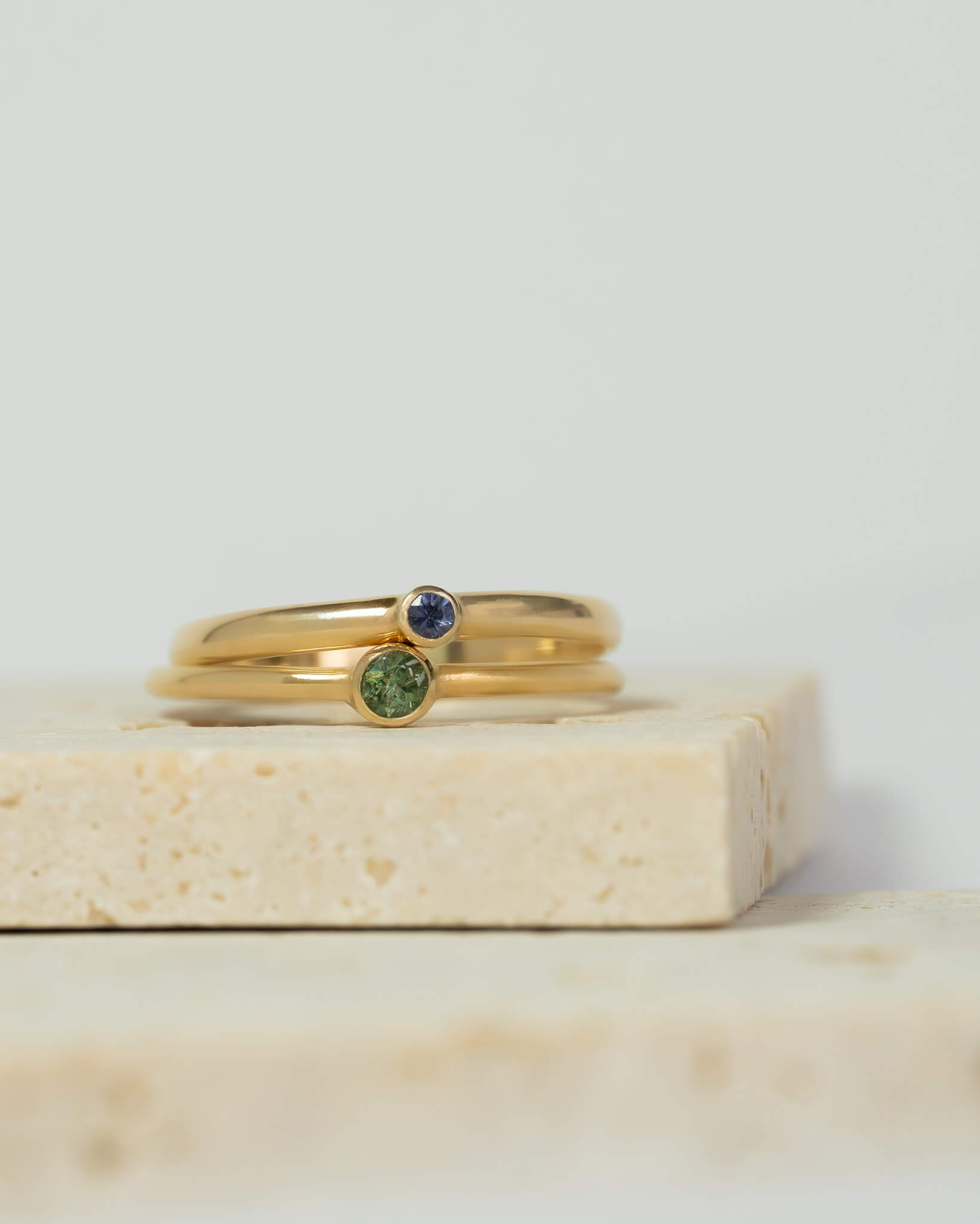 Green Tourmaline 9ct Gold Ring