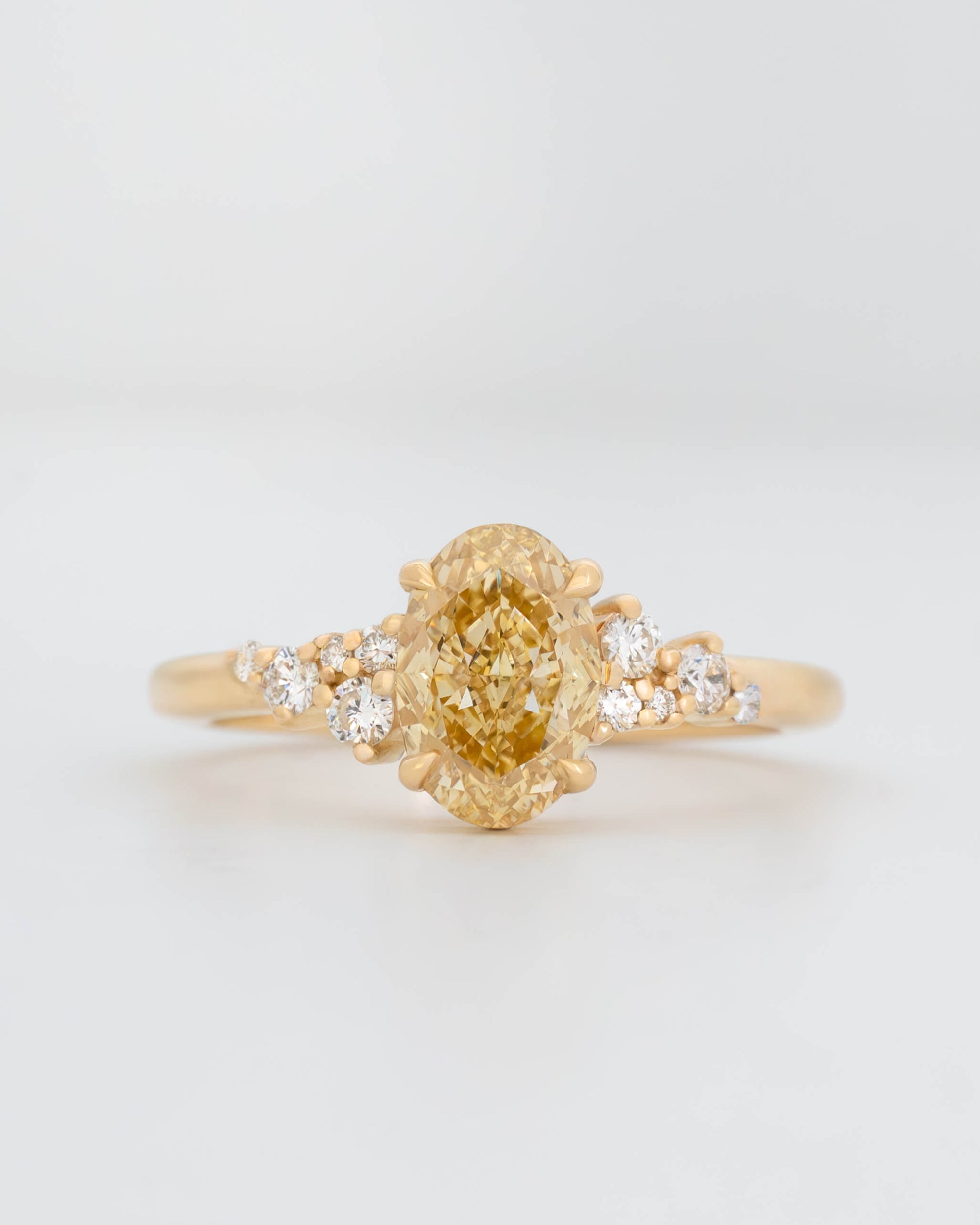 The Aries Ring - Lab Created Yellow Diamond