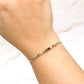 Moss Agate Slider Bracelet