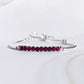 Garnet Slider Bracelet