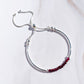 Garnet Slider Bracelet