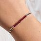 Garnet Slider Bracelet