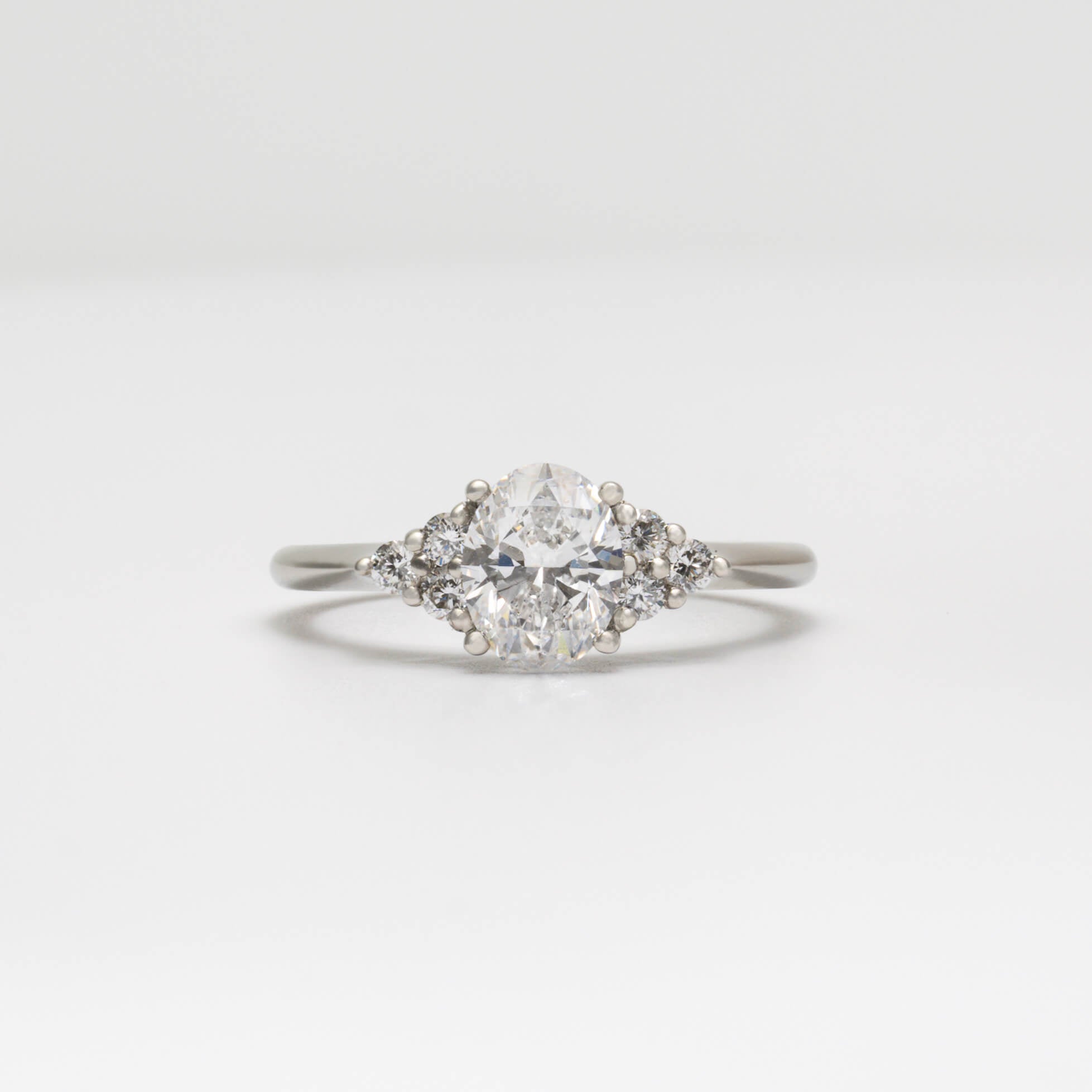 Lab Diamond Blossom Ring